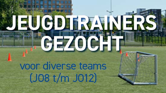 Jeugdtrainers gezocht!